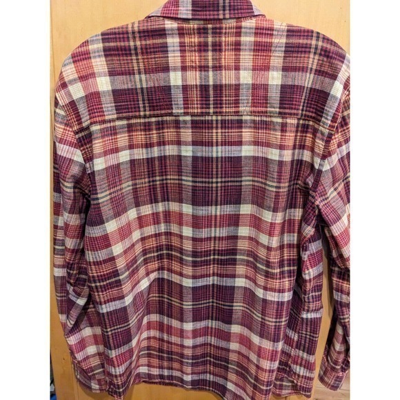 Levi Strauss Men's Medium Button Plaid Shirt Lightweight Cotton 1853501 - Picture 5 of 6